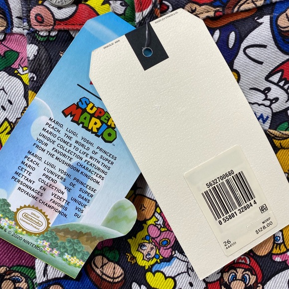 Levi’s x Super Mario 501 High Rise Jean Shorts - Picture 8 of 12